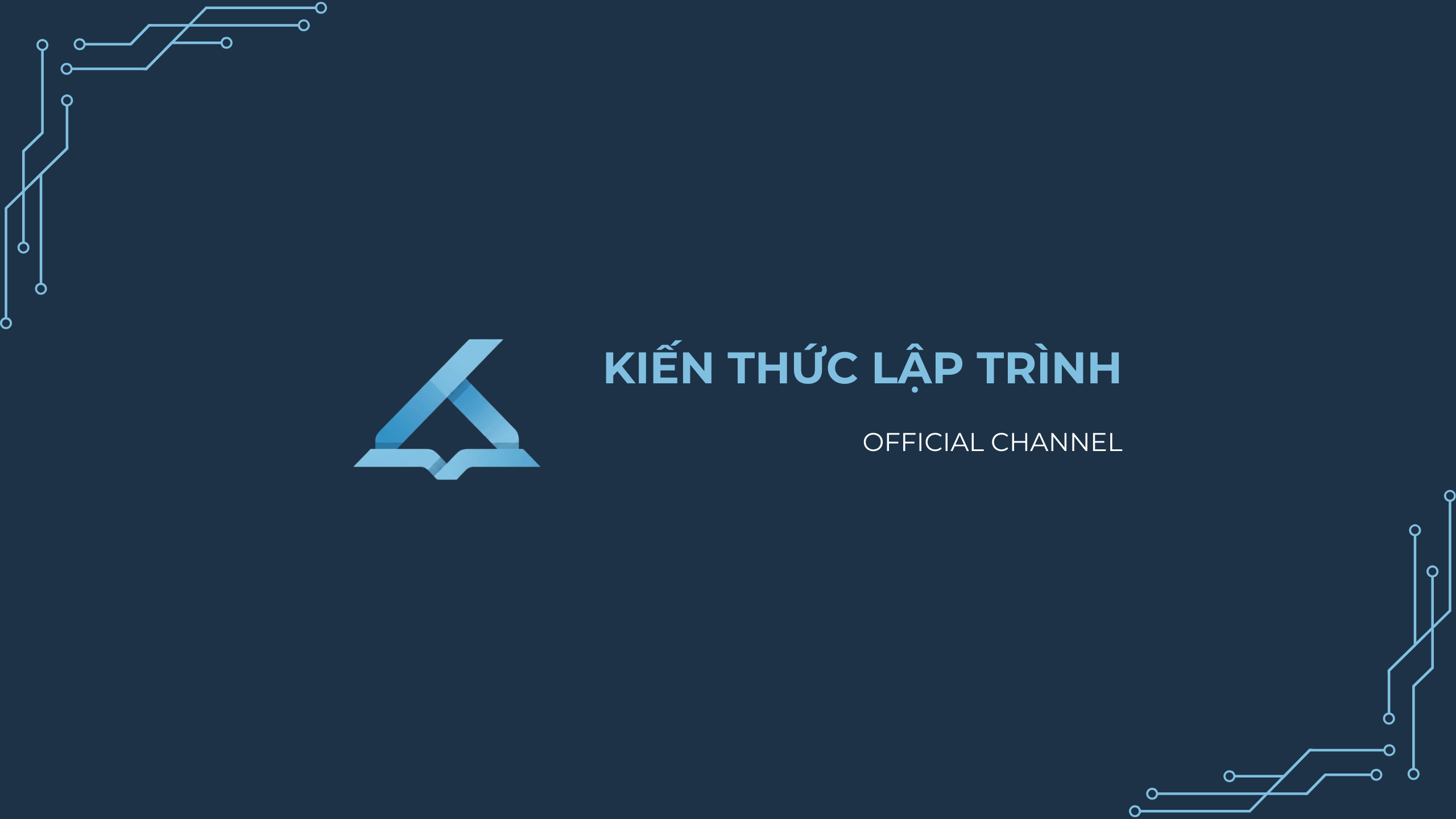 Kiến Thức Lập Trình — banner kênh chính thức